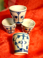 Immortelle mintás rövid italos porcelán pohár (4 db.)