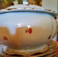 Antique Zsolnay tableware
