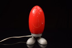 Retro ikea table lamp / rare / handmade glass lamp / egg shape