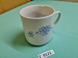 Lubjana blue flower pattern mug