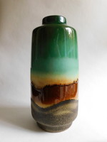 Veb haldensleben retro ceramic vase - 28 cm - with hairline crack