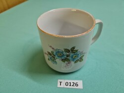 Zsolnay flower patterned mug