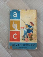 Retro, old alphabet reading book_1963