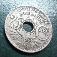 Franciaország 1918.25 centime