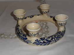 Corundum-style four-pronged ceramic candle holder