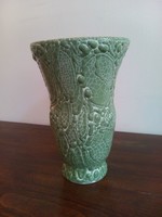 Green gorka gauze ceramic vase