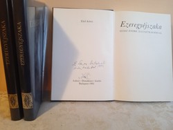 Saxon Endre - Thousand and One Nights c. Book, signed, dedicated