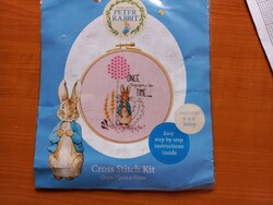 Beatrix potter peter rabbit cross stitch kit