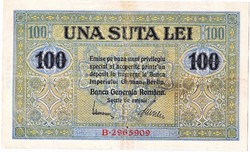 Románia 100 lei 1917 REPLIKA UNC
