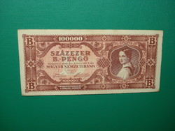 100000 Bil.-pengő 1946 Extraszép!