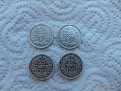 Hollandia ezüst 25 cent 1941 4 darab LOT !
