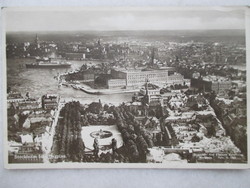 Picture postcard from Stockholm, 1935. (Bird's eye view)