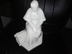 Zsolnay sitting porcelain figure