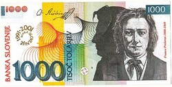 Slovenia 1000 tolar 2000 replica unc