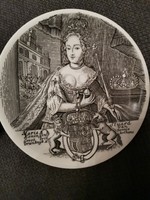 Wedgwood angol porcelánfajansz tányér II. Mária