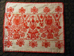 Old embroidered pillowcase
