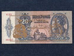 Háború előtti sorozat (1936-1941) 20 Pengő bankjegy 1941 felülbélyegzett (id64637)