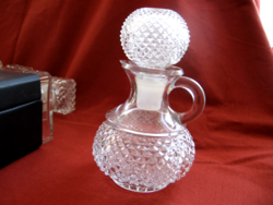 Retro glass ball-shaped bottle, decanter
