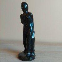 Donner gerrod style black ceramic female nude