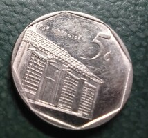 Kuba 2000. 5 cent