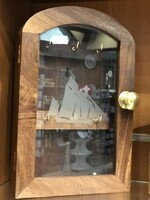 Wooden wall (ship) key holder cabinet