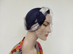 Antique fashion women's hat art deco dress costume movie theater prop 964 5747