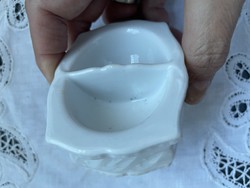 Old Bieder white porcelain table salt shaker