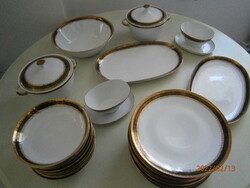 12 Personal porcelain tableware in perfect condition