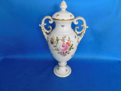 Herend bouquet de herend patterned urn vase is the largest size