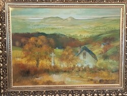 András Gáspár Balaton Highlands painting