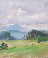 Ferenc Szemeney (1894-1990): Austrian-Italian landscape