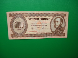 Ropogós 5000 forint 1992 J
