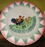 Wall plates with roosters from Wilhelmsburg