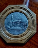 4647/1 - Tin dome in a wooden frame