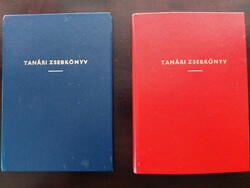 Tanári zsebkönyv 1988-89, 1986-87  eredeti tiszta