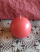 Spherical candle handmade product red 8 cm, recommend!