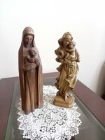 Mary and the child Jesus are 2 figures in one