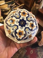 Zsolnay porcelain bobonier, 12 cm, flawless piece.
