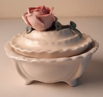 Ens porcelain bonbonier, bonbon holder, sugar holder