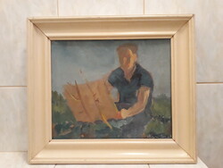 István Ilosvai varga: his original painting from 1940