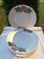 Alföldi porcelain_hippie, purple floral plate set