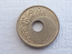 Spanyolország 25 PTAS 1992 érme - Spanyol 25 Pesetas, Pezeta 1992 Sevilla külföldi pénzérme