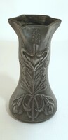 Szecessziós (art nouveau) ón ibolya váza