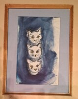 Izolda Macskássy (1945 - 2021) cats