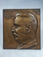 Sződy Szilárd (1978 - 1939): Dr. Molnár Kálmán egyetemi tanár bronz plakettja