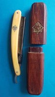 Puma razor solingen knife, bone handle vinyl case