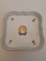 Rarity!! Old Herend tray with Újpest Doge's emblem in collection
