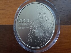 Nobel Prize-winning chemist György Hevesy HUF 2000 non-ferrous metal coin 2018