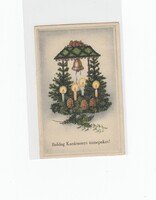 Karácsonyi Ünnepi  képeslap harang
