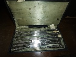13 Lattos silver cheese cutlery 1800-1823